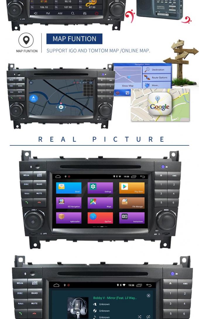 Car Autoradio Mercedes Navigation Dvd With Madia Card And Map Card