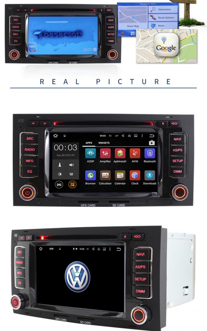 Android 7.1 Car Volkswagen DVD Player Touareg With Camera BT WIFI AM FM
