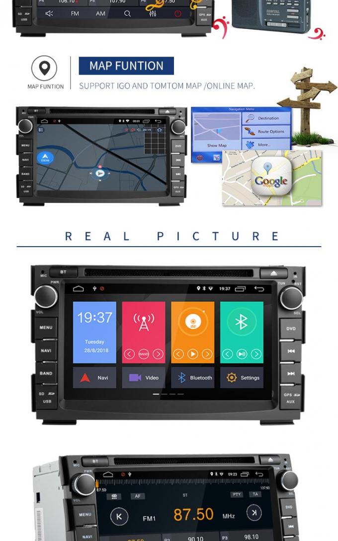 KIA CEED Android Double Din Stereo Player With SD Card Port USB LD8.1-5744