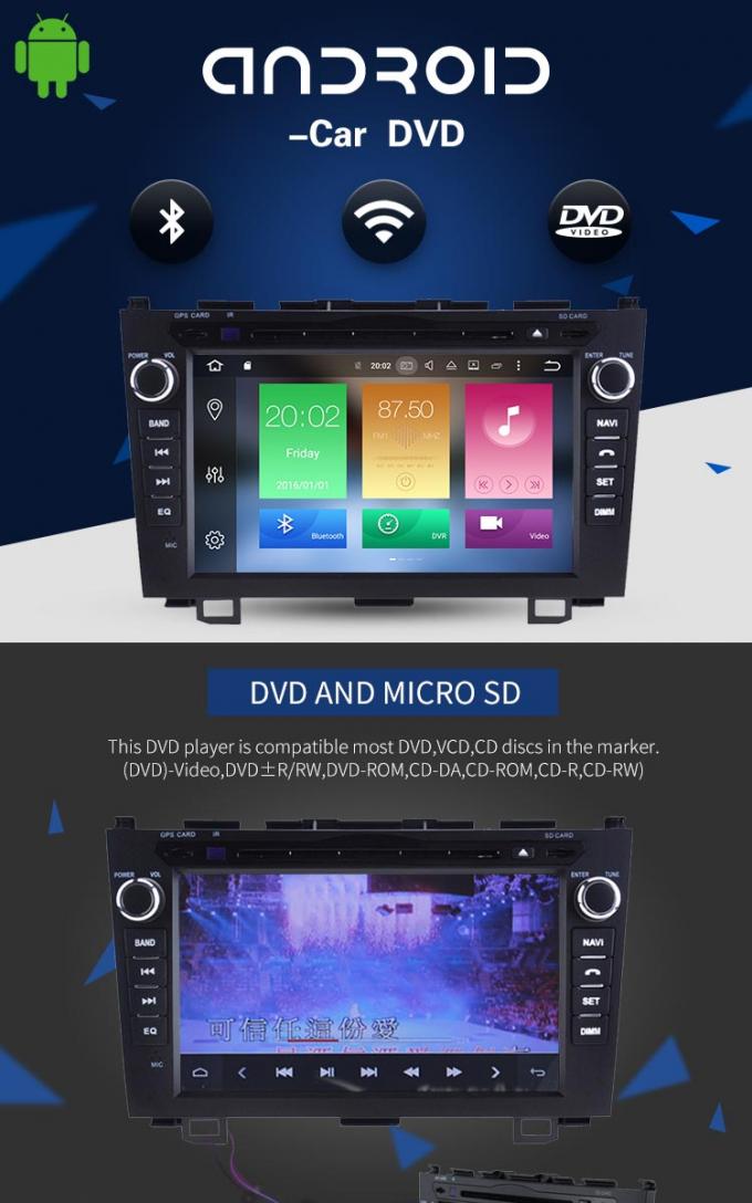 Mp3 Mp5 Multimedia Honda Civic Car Dvd Player , Screen Mirroring In Dash Car Dvd Player