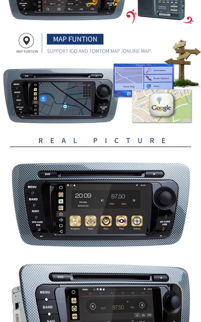 SEAT IBIZA 8.1 Android Car DVD Player With 6.2 Inch Touch Screen LD8.1P-5524