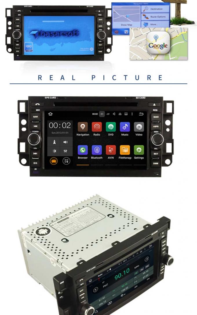 9 Inch Head Unit Chevrolet Car DVD Player GPS Navigation With Free Map Card