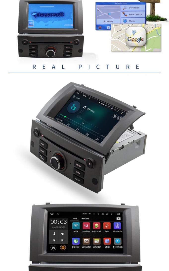 MP3 MP4 USB SD Rear Camera Peugeot 308 Dvd Player Built - In Radio Tuner