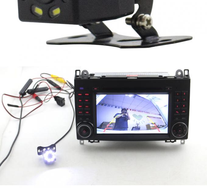 DC 12V Plastic Shell Car DVD Player Parts ABS Material Rear View Camera
