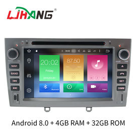 China Support Digital TV Double Din Peugeot DVD Player Manual Air Condition factory