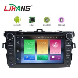 China Steering Wheel Control Toyota Corolla Verso Dvd Player , HD Display Radio Dvd Player factory
