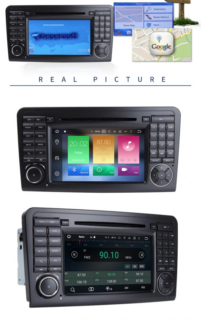 Multi Touch Screen Mercedes Benz Car Dvd Player HMDI Output Optional