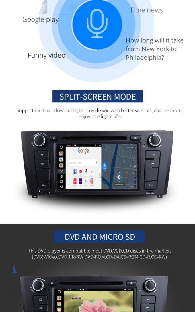 Car Autoradio Dvd Player For Bmw , BT 3G 4G WIFI DVR Bmw E39 Dvd Player