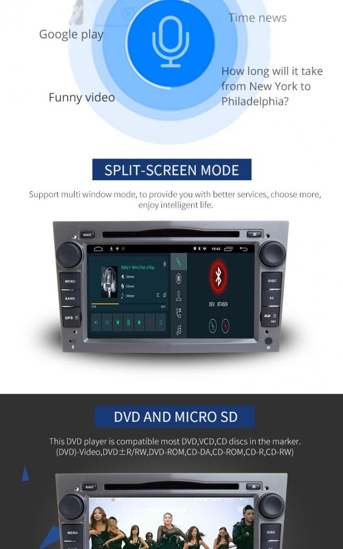 Capacitive Screen Opel Car Radio Player With BT Car Dvd Gps IPOB USB SWC