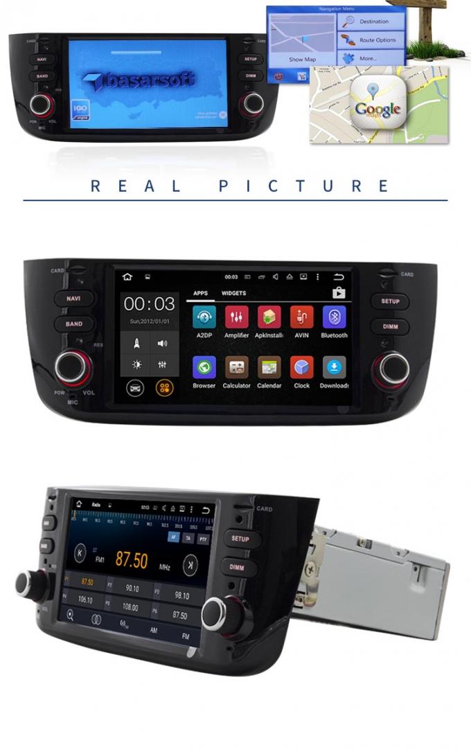 Android 7.1 car radio touch screen dvd player with 3g wifi BT AM FM