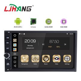 China Built In Wifi Pure Android In Dash Car Dvd Player , Touch Panel Cd Dvd Player For Car factory