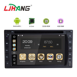 China Multipoint Screen Double Din Dvd Player , PX6  8core Android Car Dvd Player Gps Navigation factory